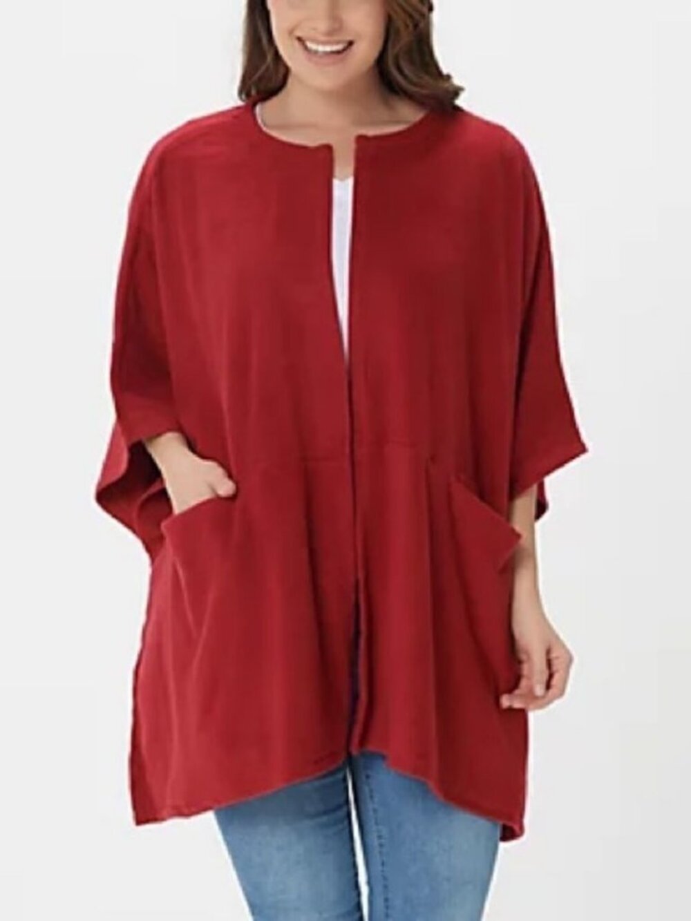 Cuddl Duds Fleecewear Stretch Open Front Wrap